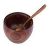 VIFERR Sugar Bowl Wooden Spice Box Salt Container with Lid
