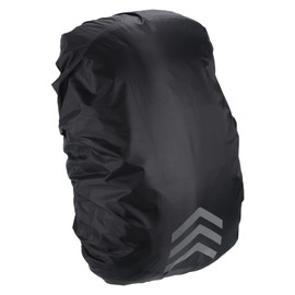 M METERXITY Backpack Rain Cover - Waterproof Lightweight Cover with Arrow Reflective Strap, Apply to Cycling/Hiking/Mountain Climbing (8-17L, XS, Black)