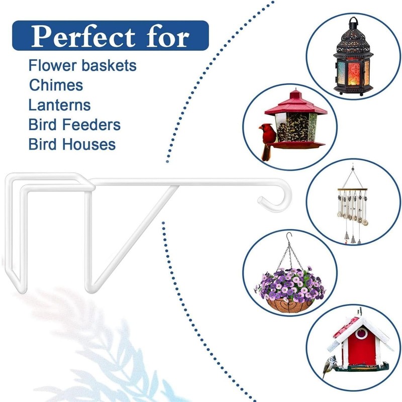 Over Fence Hooks | Heavy Duty Planter Hooks Hangers -