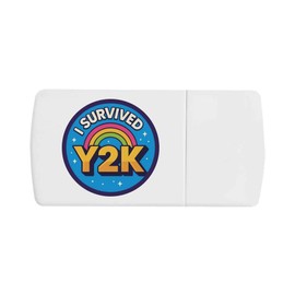 'I Survived Y2K' Pill Box with Tablet Splitter (PI00035150)