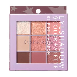 Etoile Rose 9 Colors Eyeshadow 01 Pink Macaron 1pcs