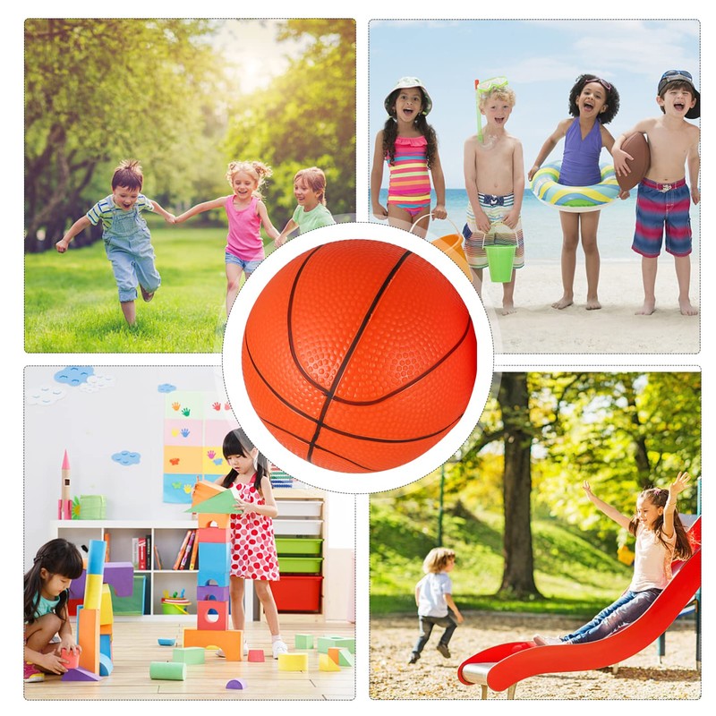 SUPVOX 2 Pcs Basketballs Jumping Balls for Kindergarten Soft Educational