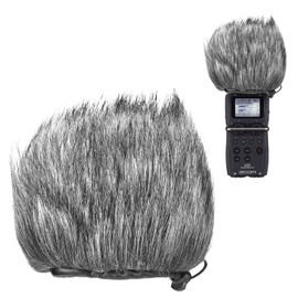 YOUSHARES Furry Windscreen Muff Pop Filter - Outdoor Fur Wind Protection Pop Protection for Zoom H5, H6 Portable Recorder