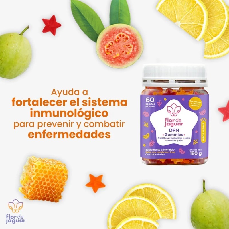 Flor De Jaguar | Pack 5 Dfn Gummies, 180 Gr