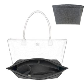 Snowtain Large Capacity Handbag Insert, Pocket Handbag Inner Pocket, Multi-Pocket Felt Handbag Organiser for Insert Wallet, Purse Accessories for Longchamp Carry Bag, Purse Organ