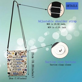 FEELMEM Mama Mia Musical Gift Behind You All Your Memories Mamma Musical Crossbody Bag For Mamma Fans