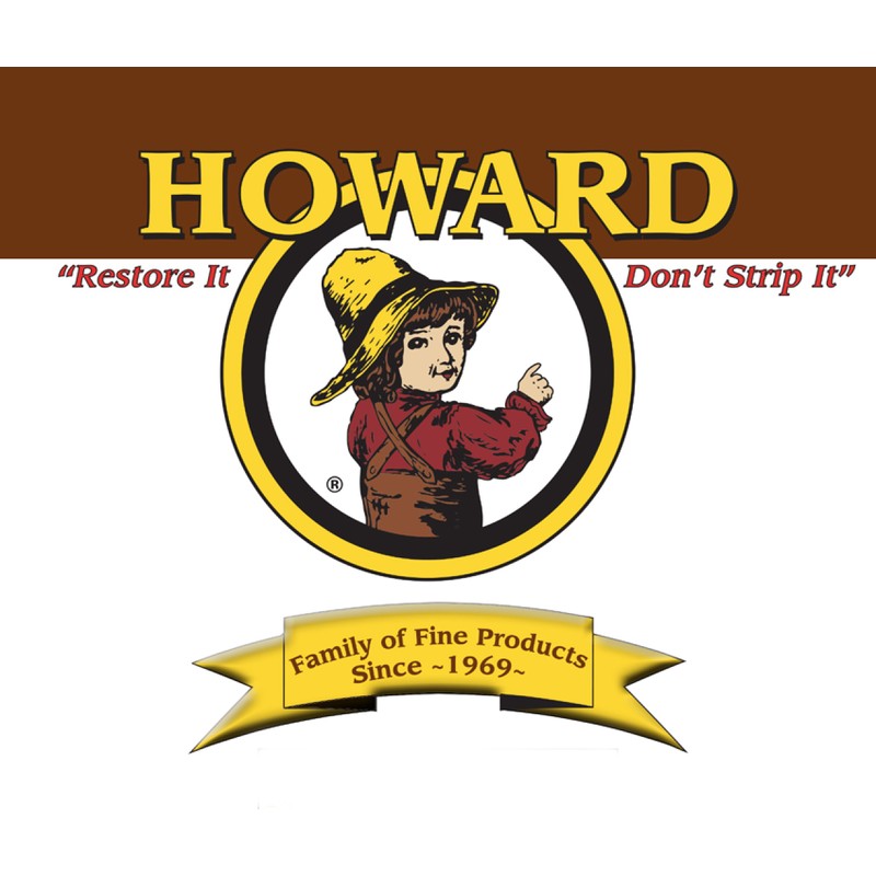 HOWARD Feed n Wax Wood & Conditioner Beeswax Polish, Orange,
