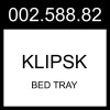 IKEA KLIPSK Bed Tray White 002.588.82