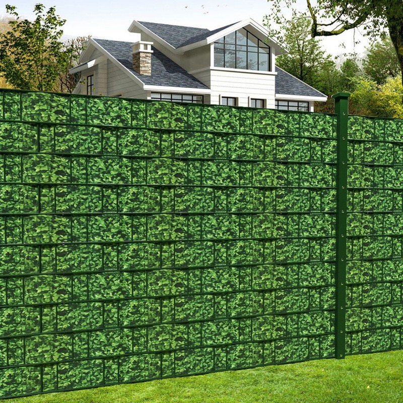 Naimorui PVC privacy screen strips garden privacy protection incl. Attachment
