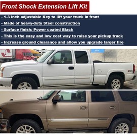 WeiSen Lifts 1-3" Leveling Lift kit Compatible with Chevy Suburban Tahoe Yukon 4WD 2000-2006 with Shock Extenders