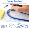 STCRERAG Flexible Curve Ruler,60cm Flexible Ruler,Plastic Measure Woodworking Tool Bendy