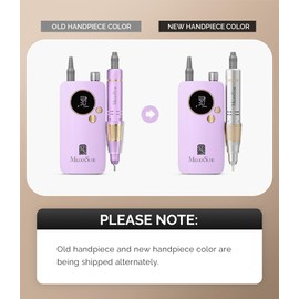 MelodySusie Entry-Level Clip-On Cordless Nail Drill, SC320F 30000RPM E-File with Pastel & Colorful Aesthetic Design for Manicure Shaping & Gel Removal, Ideal for Training, Nail Art Practice & Home Use