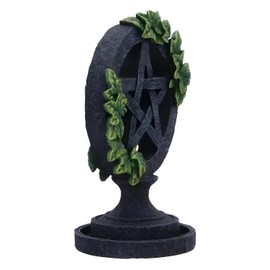 Nemesis Now Aged Pentagram Backflow Incense Burner, Grey, 19cm