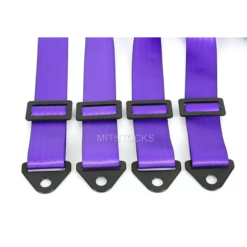 TANAKA 1 TANAKA UNIVERSAL PURPLE 4 POINT BUCKLE RACING SEAT