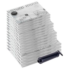 20x Combo Vacuum Storage Bags with E-Pump, (4 Jumbo, Large, 6 Medium, Small) Travel Clothes Space Saver Bags, Compression Airtight Seal Bags Organiser - Qunatity: 16 Pack Combo