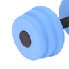 2pcs Floating Dumbbell EVA Thread Design Aquatic Exercise Dumbbell for