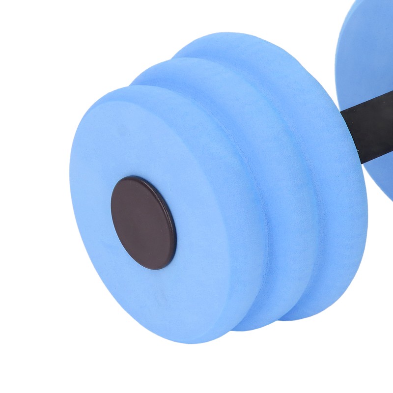 2pcs Floating Dumbbell EVA Thread Design Aquatic Exercise Dumbbell for