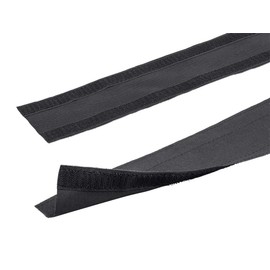 Monoprice Floor Wrap with Hook & Loop Fastener 76mm Diameter 20 Feet Long Black