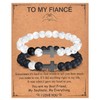 To My Fiance Gifts - Couple Bracelets Gifts with Sweet