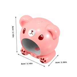 Beavorty Mini Nail Lamp Cute Bear Shaped Nail Light Portable Gel Nail Dryer Quick Drying Manicure Light For Desk And Travel