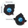 Alinan 6pcs 5015 12V Brushless Cooling Blower Fan 50 *