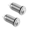 WMYCONGCONG 2 PCS 12mm Latching Push Button Switch Waterproof Button