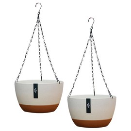 Kisangel 2 Packs Hanging Planter Pot Hanging Basket Planter Scindapsus Flowerpot for Self Watering Basket