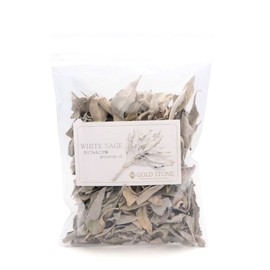 GOLD STONE White Sage Crushed As-Is Unsorted B-Grade 30g Organic California-grown white sage