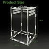 Jumping Spider Enclosure,Insects Habitat,Small Reptile Terrarium Glass House,for Spiders,Tarantulas,Snail,Mantis,Lizard and