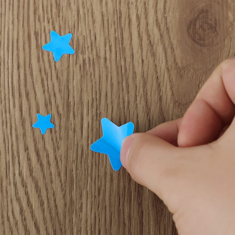 Glow Ceiling Stars Blue for Kids Bedroom, Glow in The