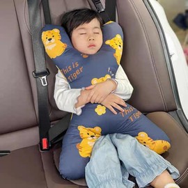 Car Travel Pillow for Kids Adults X-Shaped Car Sleeping Head Support Soft Neck Pillow Head and Body Support Travel Pillow Cushion for Car Seat Pillow Car Aircraft Travel Pillow Headrest for Road Trips