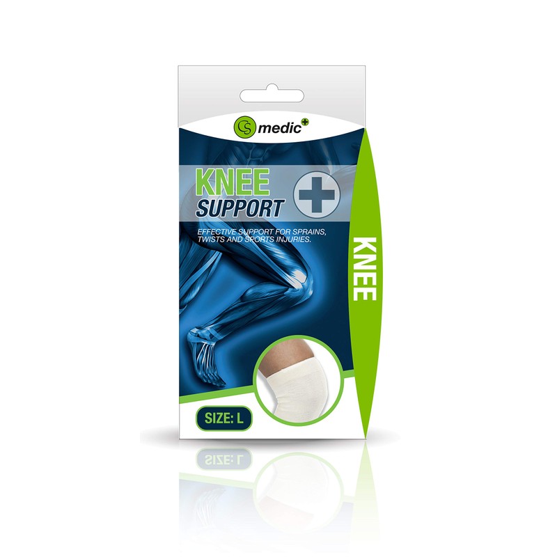 CS Medic Elastic Knee Sprain Injury Compression Support Bandage (Large)