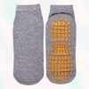 Matte Yoga Socks Non-Slip Anti-Skid Toe Socks Stretching Yellow L 4ea