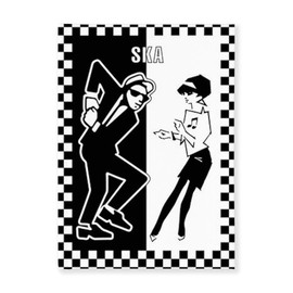 CafePress Ska Rude Boy and Rude Girl Hard Cover Journal Notebook, Personal Diary