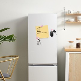 Magnetic Pin, Kyodo-ya Strong Neodymium Magnets, Set of 8, Pink, Paper Fixing, Storage Accessories, Supplies Hang, Horizontal Load Capacity 4.4 lbs (2 kg), Suitable for Classrooms, Entryways,