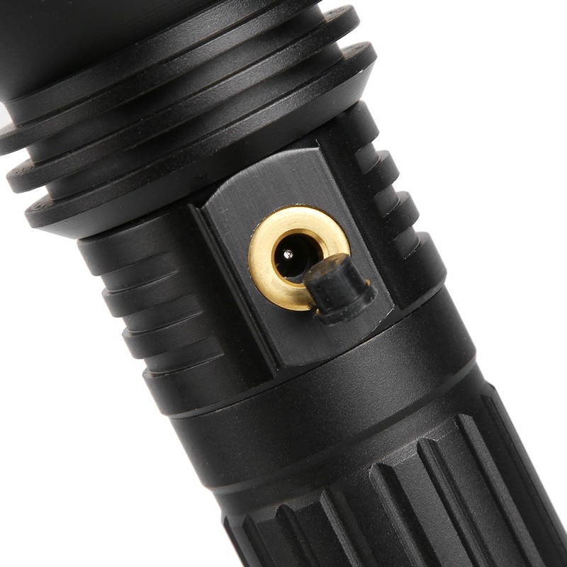 NK Aluminum Alloy Super Bright LED Torch Light Waterproof Rechargeable