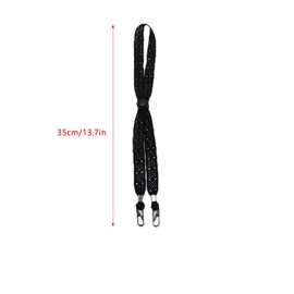 ArrErr 2 Pack Sun Hats Chin Strap Replacement Bucket Hat Strap Clips Windproof Adjustable Wide Lace Chain Cord for Boonie Hat Wide Brim Fishing Hat Ponytail Safari Sun Hat Straw Panama Hat Beach Hat