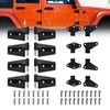 ETL INDUSTRIES Door Hinges Kit for Jeep Wrangler JK JKU