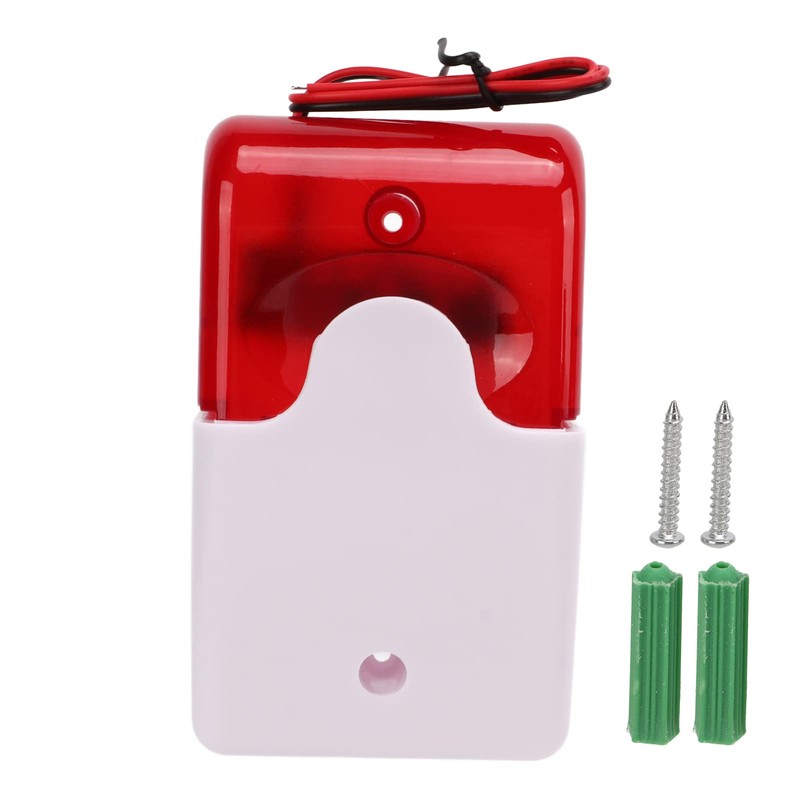 Wired Flash Siren, Acoustic Light Alarm, Safety Warning Device -