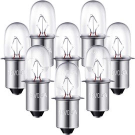 Mudder 8 Packs 780287001 Flashlight Bulbs Replacement Bulbs Compatible with 18V Flashlight P704 P703 P700