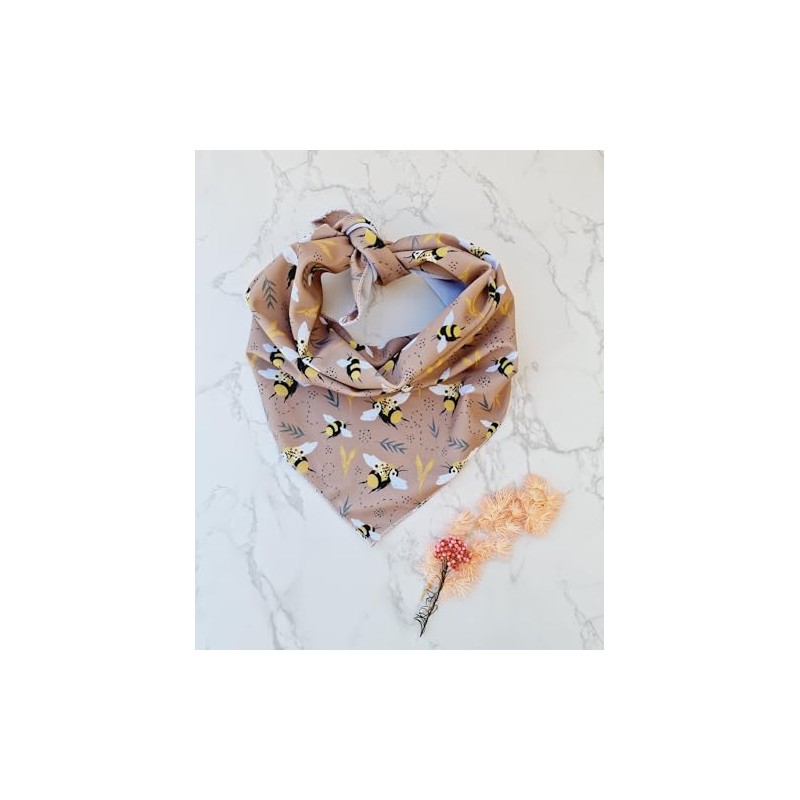 Honey Bumble Bee Dog Bandana M/L
