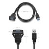 URWOOW USB3.0 Adapter, 6ft Flush Mount Extension Cable, for Car,
