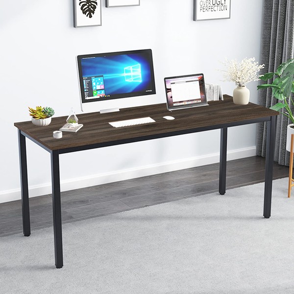 DlandHome Computer Desk 63inch Decent and Steady Gaming Table Studio
