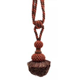 DÉCOPRO Tieback with Net, Color# CC01 - Strawberry Brown [Sold Individually]