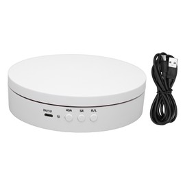 Rotating Display Stand Speed Direction Adjustable 360 Degree Rotatable Turntable for Jewelry Watch