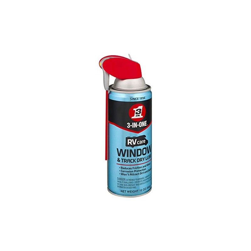 3-IN-ONE RVcare Window & Track Dry Lube with SMART STRAW