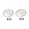 160 mm Disc Brake Bicycle Brake Disc 2 Pieces with