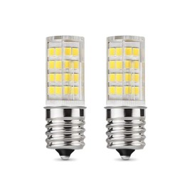 E17 LED Bulb for Microwave Oven,Kitchen Appliance Light Bulb, Stovetop Light,4 Watt (40W Halogen Bulb Equivalent), Daylight White 6000K, E17 Indicator Intermediate Base, Dimmable,(Pack of 2)
