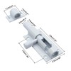 Bivethoi 2 PCS 2 Inch Barrel Bolt Latch White Door