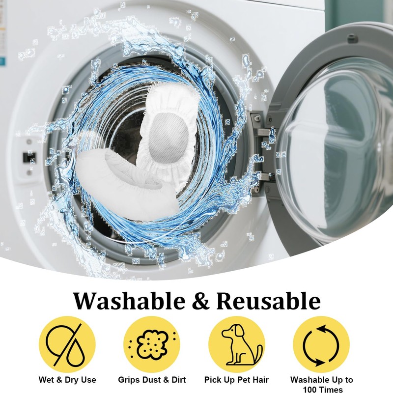 Microfiber Steam Mop Pads Replacement Compatible with Oreck Steam Mop